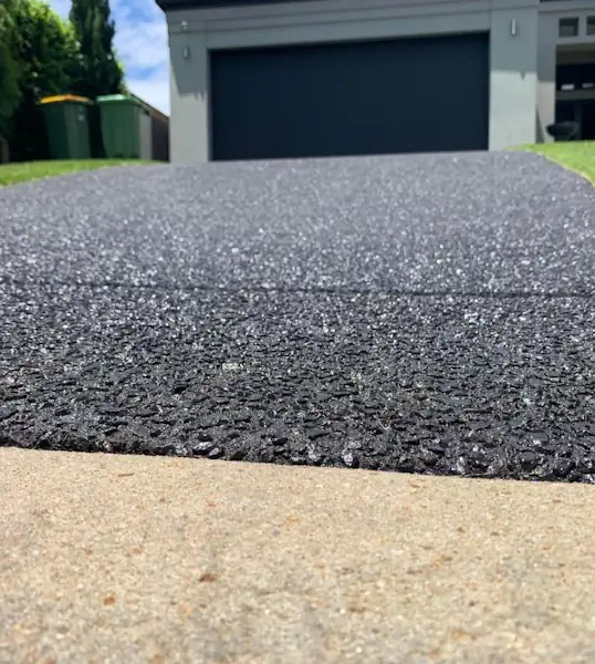 Concrete driveway resurfacing in Rockingham